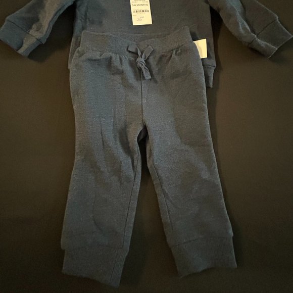 First Impressions Boys Collection Indigo Heather 2-pc - Picture 3 of 6
